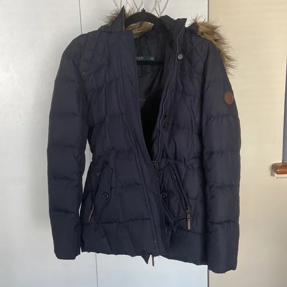Lauren by Ralph Lauren Quilted Puffer Winter Coat - Picture 1 of 10